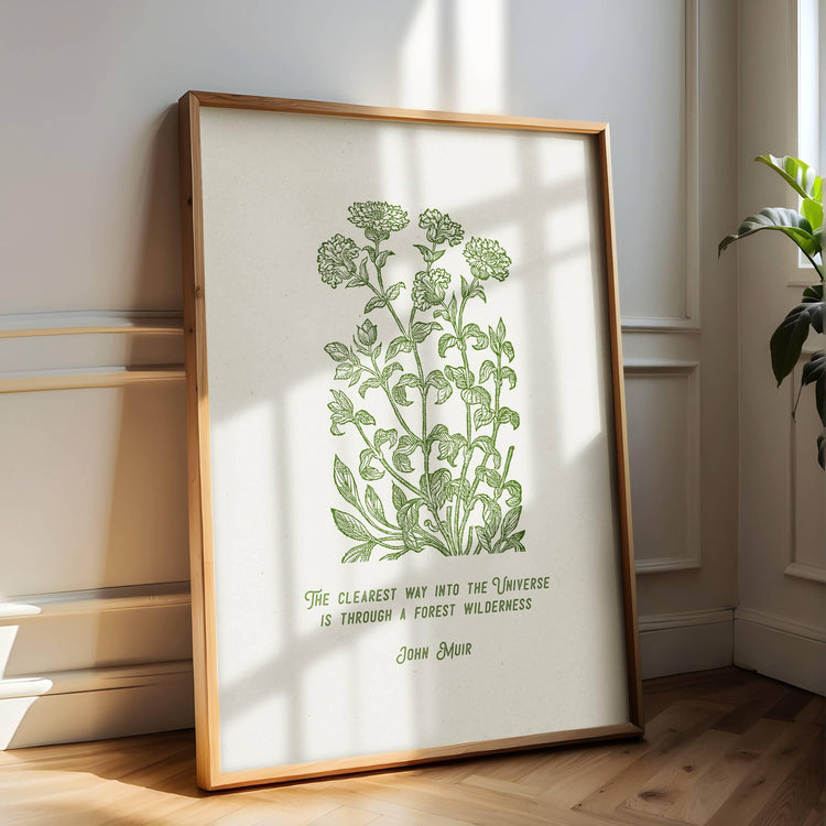 John Muir - Forest Wilderness | Botanical Art - Reflourish Collective
