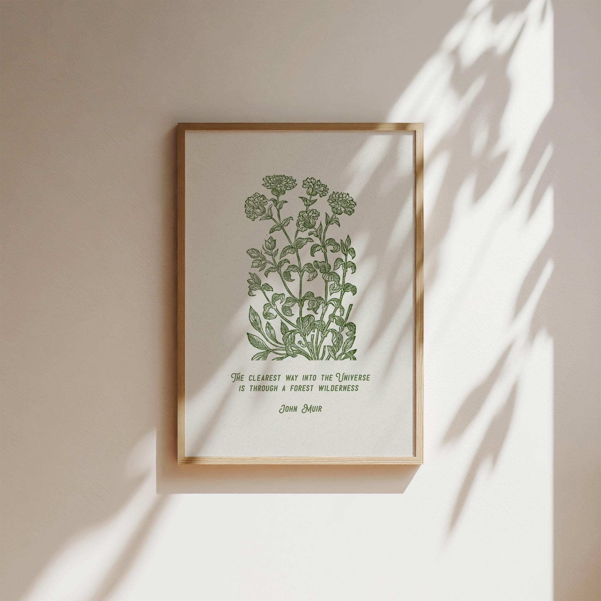 John Muir - Forest Wilderness | Botanical Art - Reflourish Collective