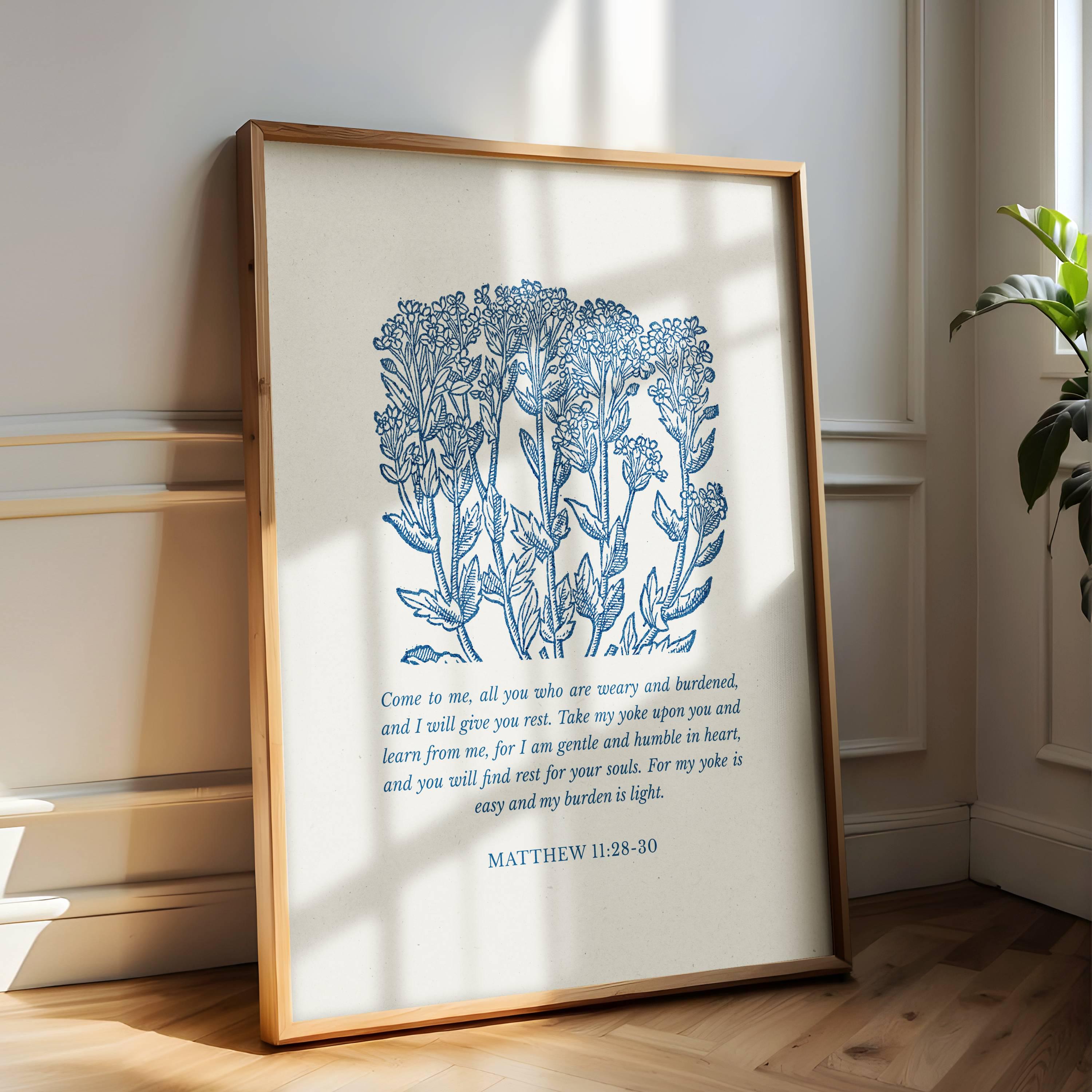 Matthew 11:28-30 - Come to Me - Reflourish Collective