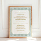 Ecclesiastes 3:1-8 – Vintage Botanical Scripture Print